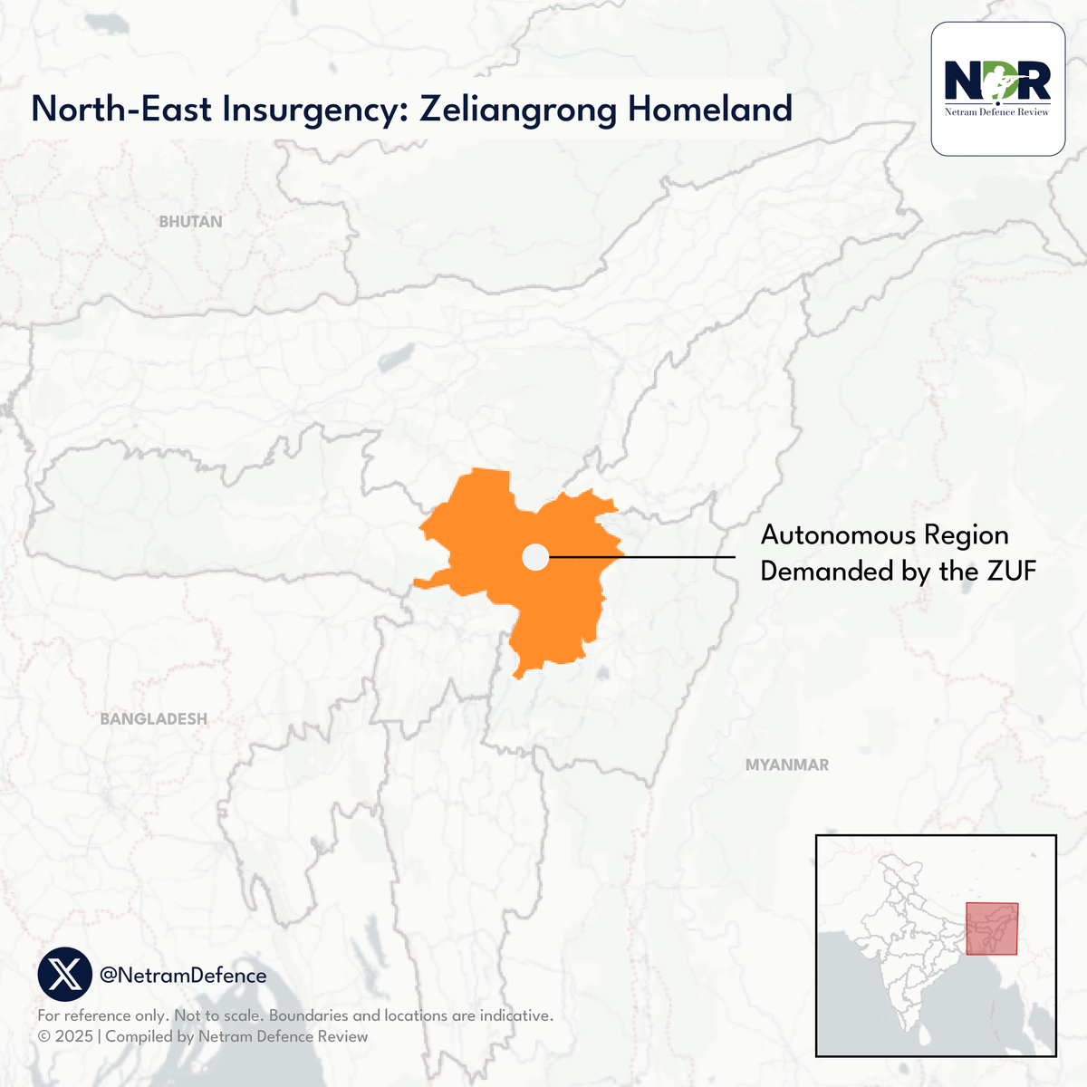 THREAD 🧵
North-East Insurgency: Zeliangrong Homeland

In December 2025, the Government of India concluded its 9th round of political negotiations with the Zeliangrong United Front (ZUF) in New Delhi.

 The ZUF, comprising the Zeme, Liangmai, and Rongmei tribes, represents a