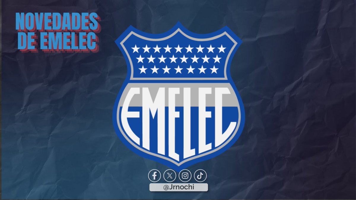 ¡𝗣𝗥𝗘𝗧𝗘𝗠𝗣𝗢𝗥𝗔𝗗𝗔 𝗗𝗘 𝗘𝗠𝗘𝗟𝗘𝗖! ⚡️

Se tiene previsto que la pretemporada arranque el 9 de enero con los respectivos chequeos médicos 🩺

Por ahora hay dos opciones sobre la mesa:
👉 Salinas 🇪🇨
👉 Aceptar una invitación en Brasil 🇧🇷