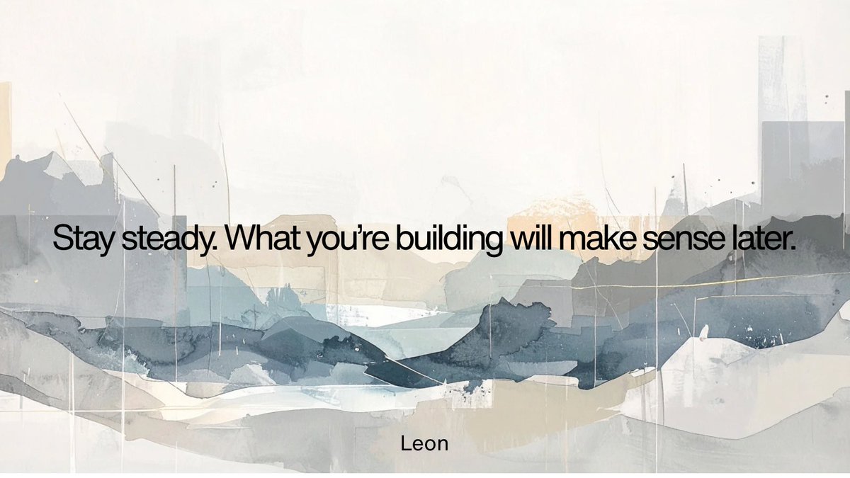 MoeunPonleu's tweet photo. Stay steady. What you’re building will make sense later.
#MotivationDaily #BuildYourself #KeepGoing #GrowthMindset #StayFocused #ProgressEveryday https://t.co/KwiX5UJ0Gu