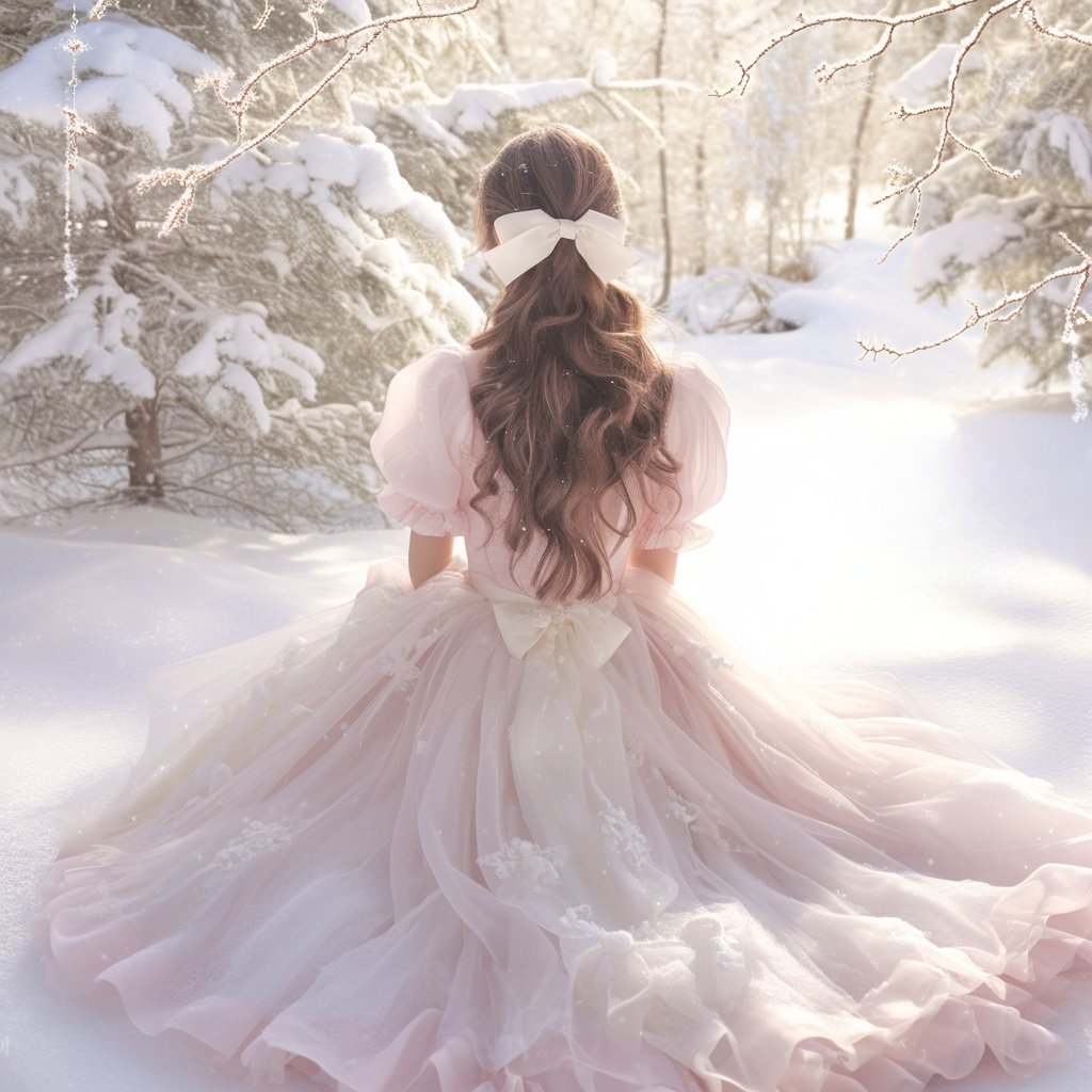 OE for #jinglebellstez event 🥀
 
Snowflower Girl

She sits like a snow princess in the quiet cold,
a soft winter flower with a heart of gold.

5 tez (2.26$) | <a href="/objktcom/">objkt</a> | 9 days