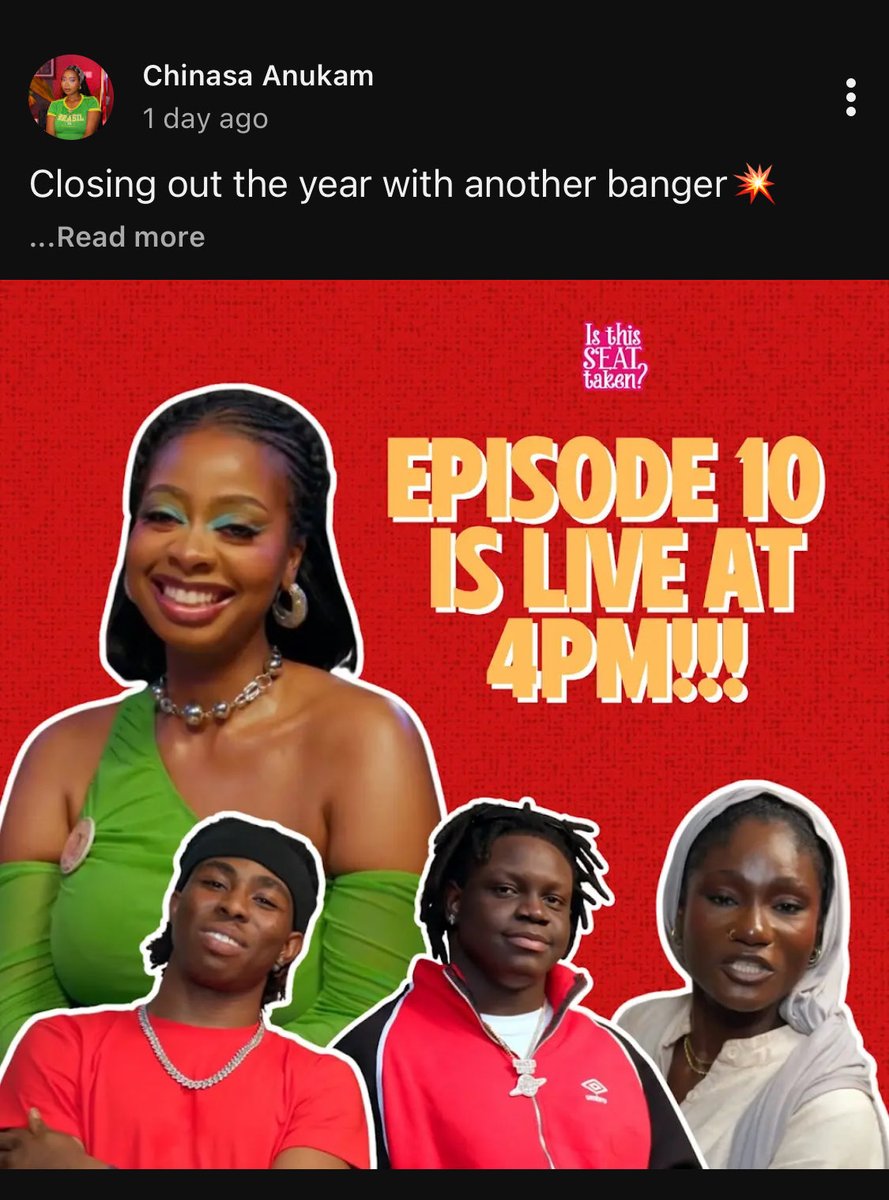 __ochacho's tweet image. Fola speaks on how he would love to share a bottle of coca-cola with Mohbad (RIP) via @chinasa_anukam IS THIS SEAT TAKEN on YouTube ! 

Rush to YouTube with the link in the comments to watch the full episode of the interview! 👏