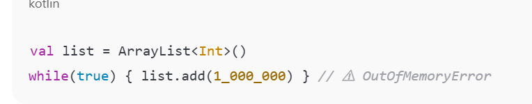 Vrushali0988's tweet image. 💥 Error = a serious problem at runtime that usually cannot be handled safely

🥛 Try = allocate memory
💥 Error = too much → app crashes
⚠ Lesson = some problems cannot be handled safely
#Kotlin #AndroidDev #CodingForBeginners