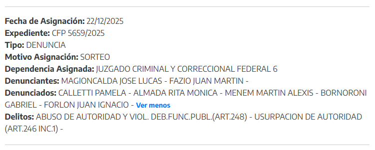 GorilasRepublic's tweet image. Ante la vergonzosa designación de 3 integrantes de la AGN, sin que dicha selección estuviera prevista en el temario de extraordinarias decretado por el Ejecutivo, @magioncalda y @JMartFazio denunciaron en Comodoro Py a @MenemMartin, @BornoroniG y otros