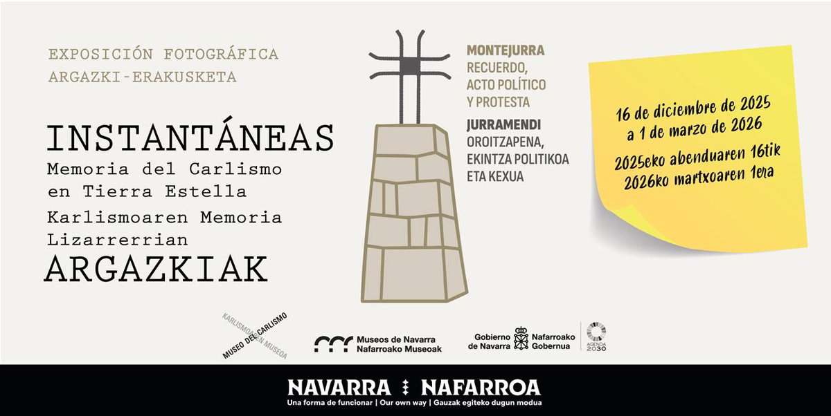 Museo del #Carlismo/ #Karlismoaren Museoa: Montejurra. Recuerdo, acto político y protesta/ Jurramendi. Oroitzapena, ekintza politikoa eta kexua