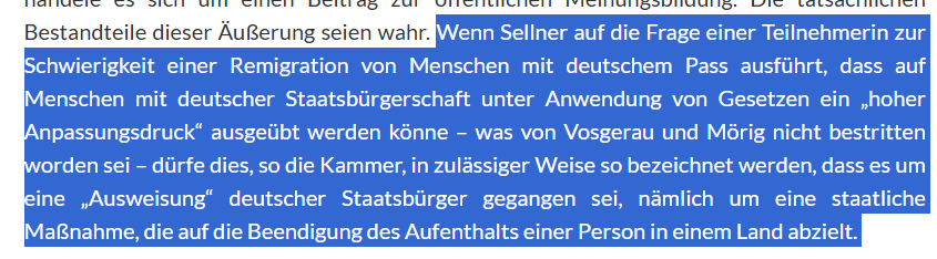 Lohnt sich zu lesen, was das Hamburger Landgericht zu #Potsdam, #Sellner und #Correctiv schreibt. Für alle, die sich mit dem Masterplan Remigration beschäftigen und Bücher von AfD Politikern lesen, ist das zwar nicht neu. In der Debatte trotzdem wichtig. justiz.hamburg.de/gerichte/oberl…