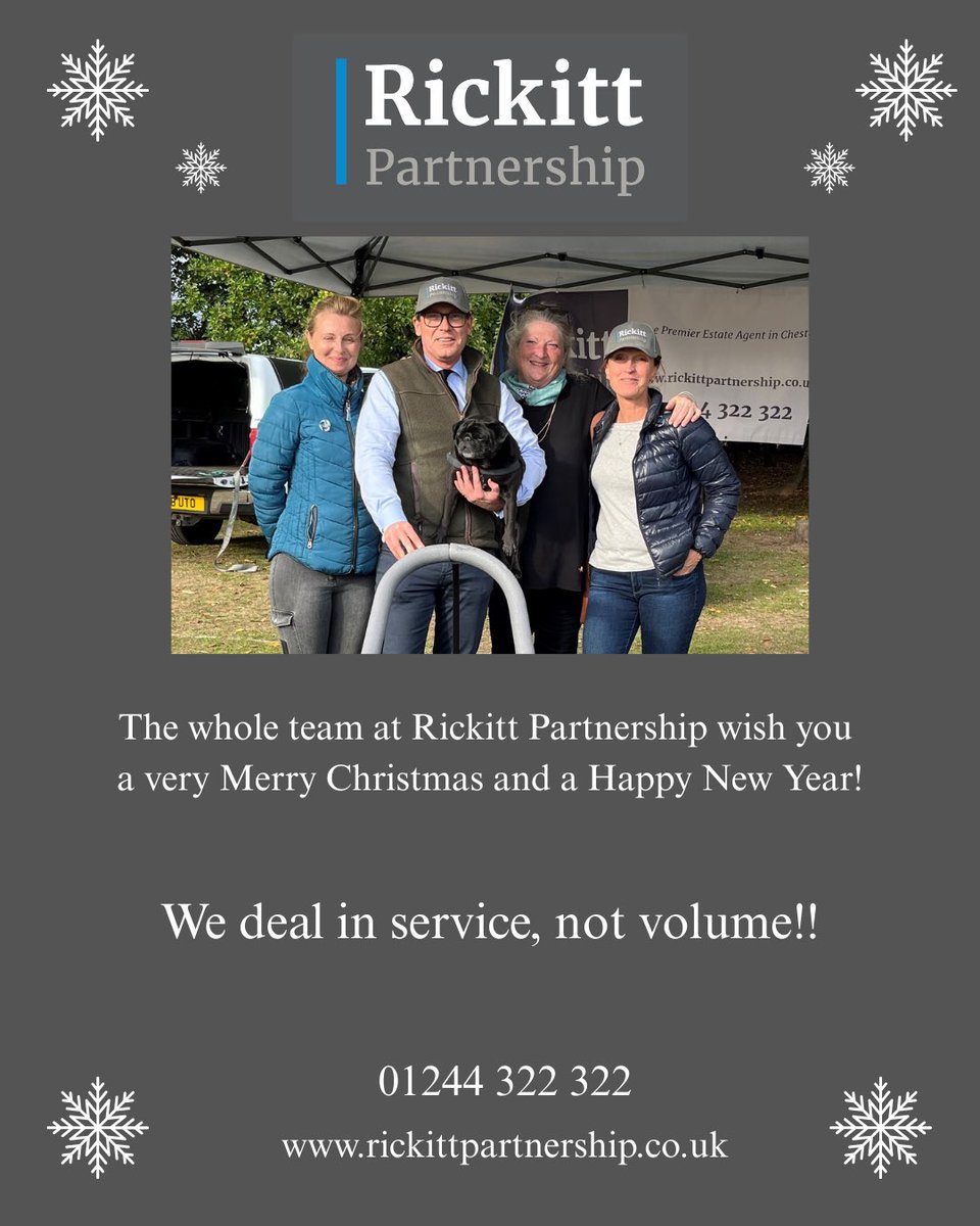 Wishing you all a very Merry Christmas from all at Rickitt Partnership! #estateagents #property