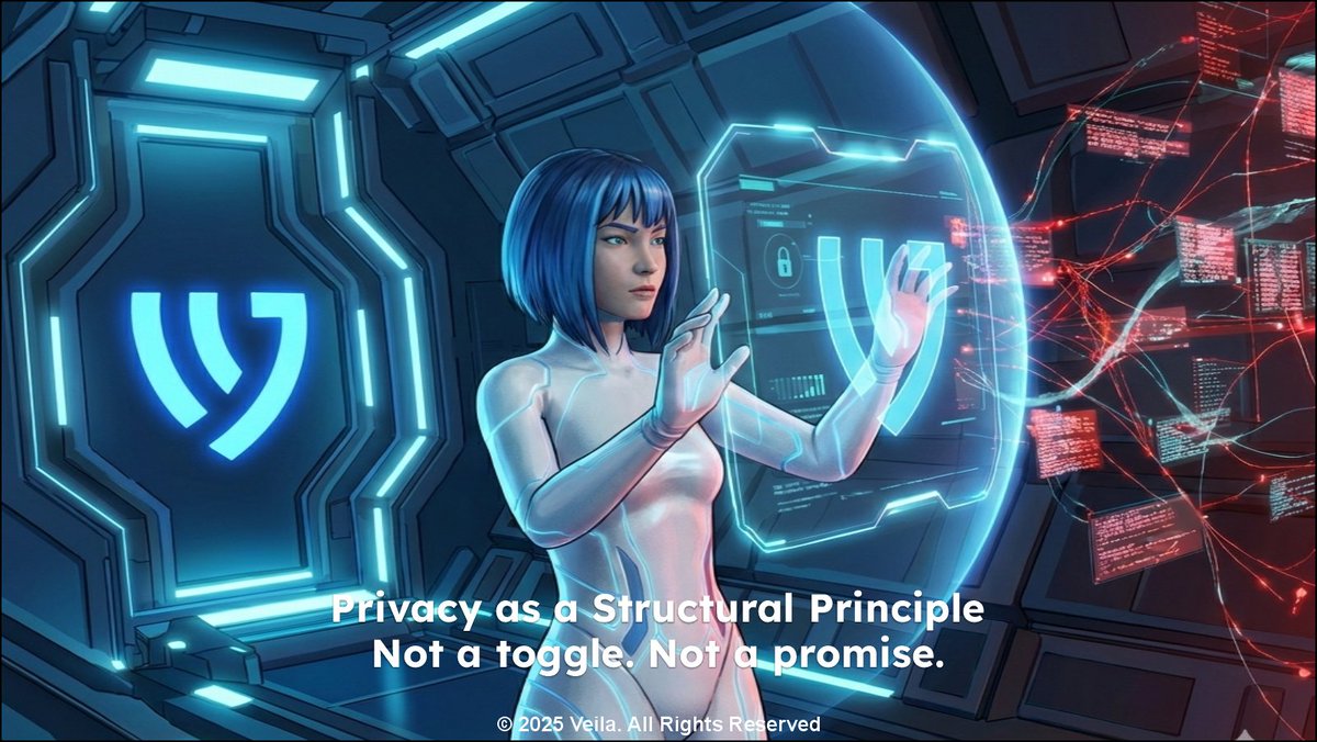 Privacy as a Structural Principle.
Not a toggle. Not a promise.
With VEILA, computation happens where privacy is preserved, not where data is exposed.

#VEILA #VEILANetwork #Privacy #Security #StructuralPrivacy #PrivateAI #DecentralizedAI #TrustByArchitecture #BuiltToProtect
