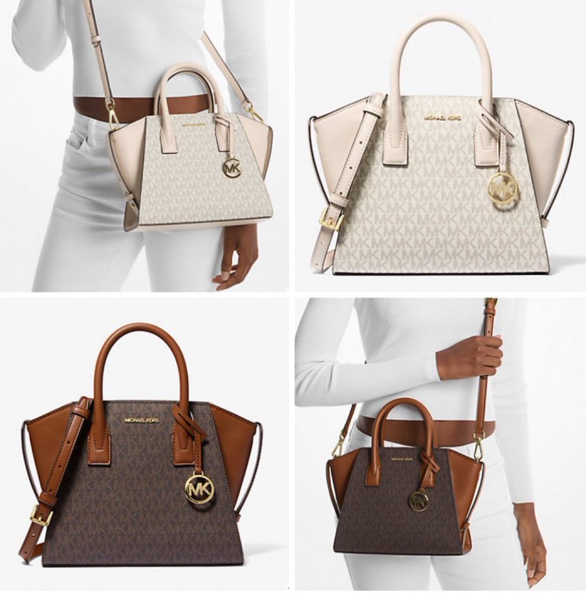 PRICE UPDATE: Now $85 w/code SCORE Michael Kors Avril Leather