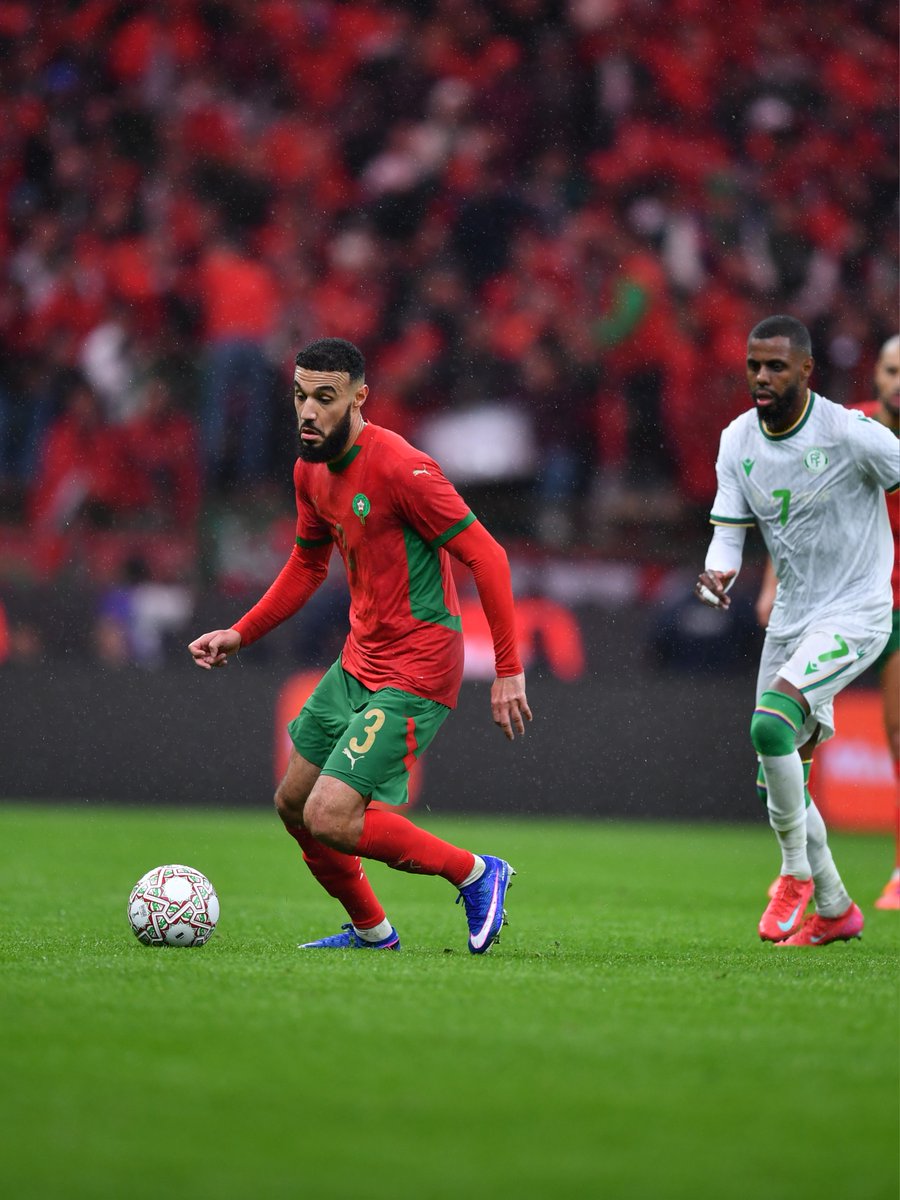 ManUtd's tweet image. Nous played a key role as Morocco began #AFCON2025 with a 2-0 win over Comoros 👏🇲🇦