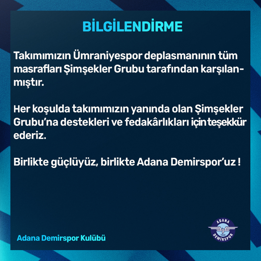 🔵 KAMUOYUNA DUYURU