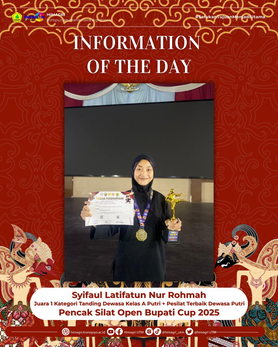 HimagriUTM's tweet photo. [ Satukan Tujuan Menjadi Utama ]
➖➖➖➖➖➖

💡Information Of The Day💡

Selamat dan sukses, semoga dengan langkah ini menjadi awal tumbuhnya AGRIBISNIS yang bersinergi sebagai regenerasi yang kompetitif dan kompeten.

➖➖➖➖➖➖
More info :
☑ https://t.co/t1v0PuZ9zv https://t.co/F8aDWEySmi
