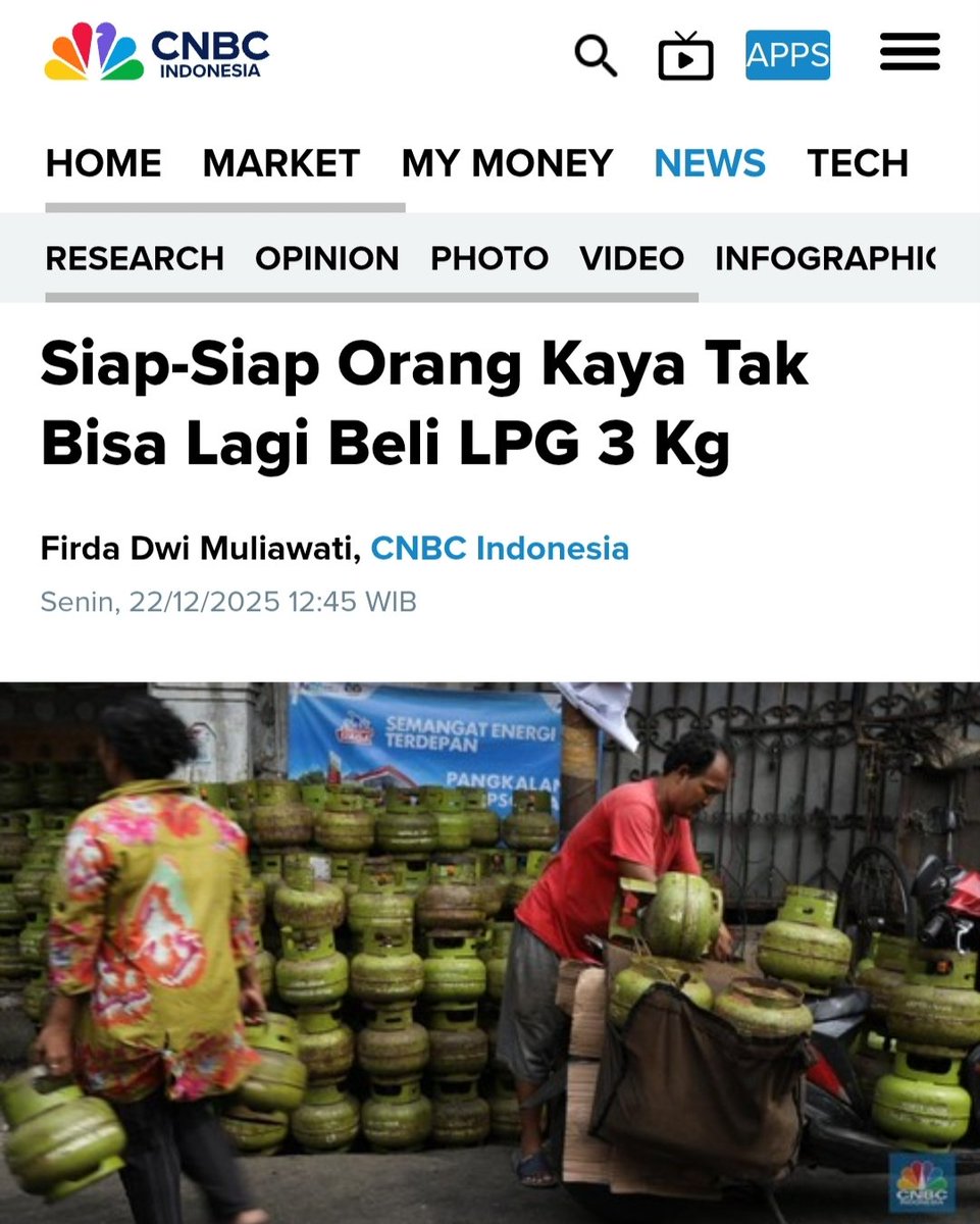 Kok baru siap siap , harusnya dari awal gas melon 3kg muncul orang kaya emang kagak boleh pakai , ini harusnya udah wajib hukumnya 

KOPLAK