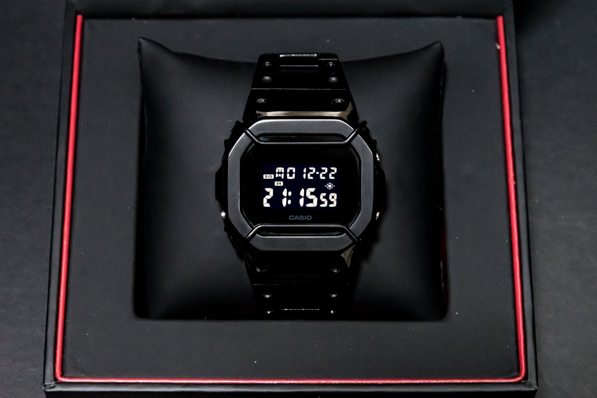 my new customize DW-5600をオールブラックフルメタル化 元々はDW