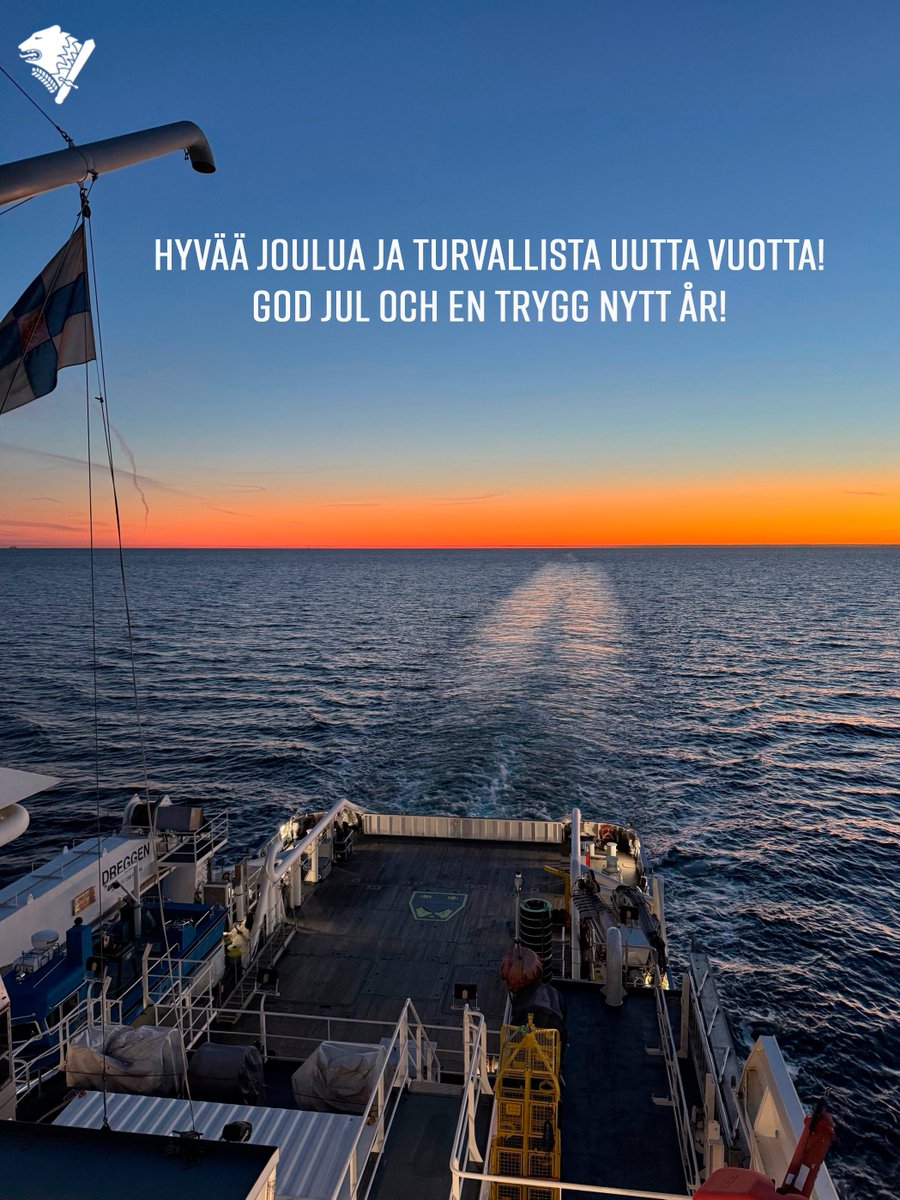 Merivartiosto's tweet photo. @Merivartiosto
Turvanasi kaikissa oloissa – myös jouluna.

Vi arbetar för din säkerhet även under julen – i alla förhållanden. https://t.co/G8OUWEUZGO