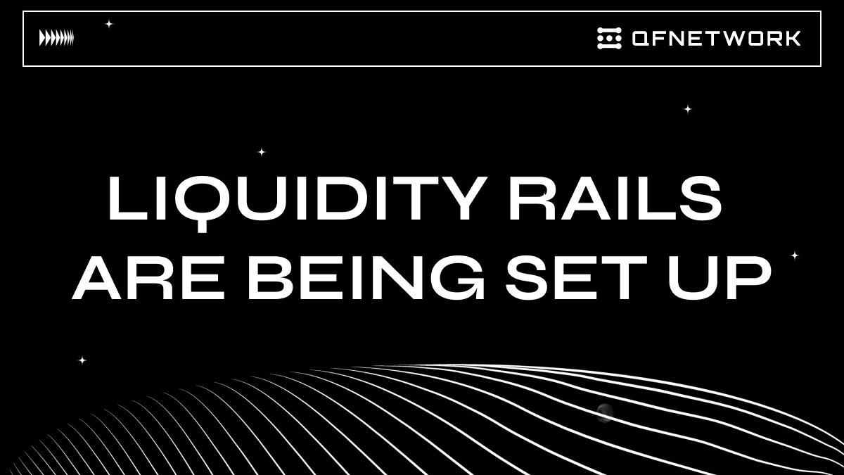 The network is almost ready.
Liquidity rails are being set up.
New crucial partnership confirmation soon.