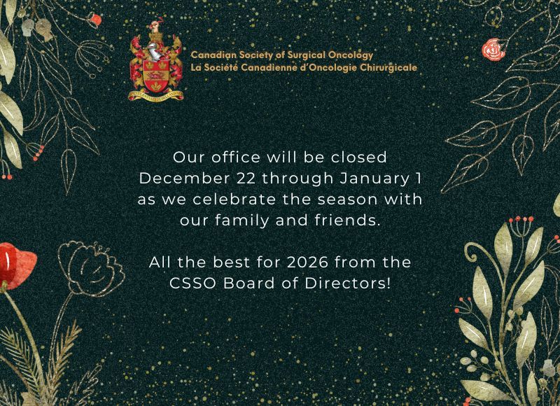 Canadian Society of Surgical Oncology tweet media