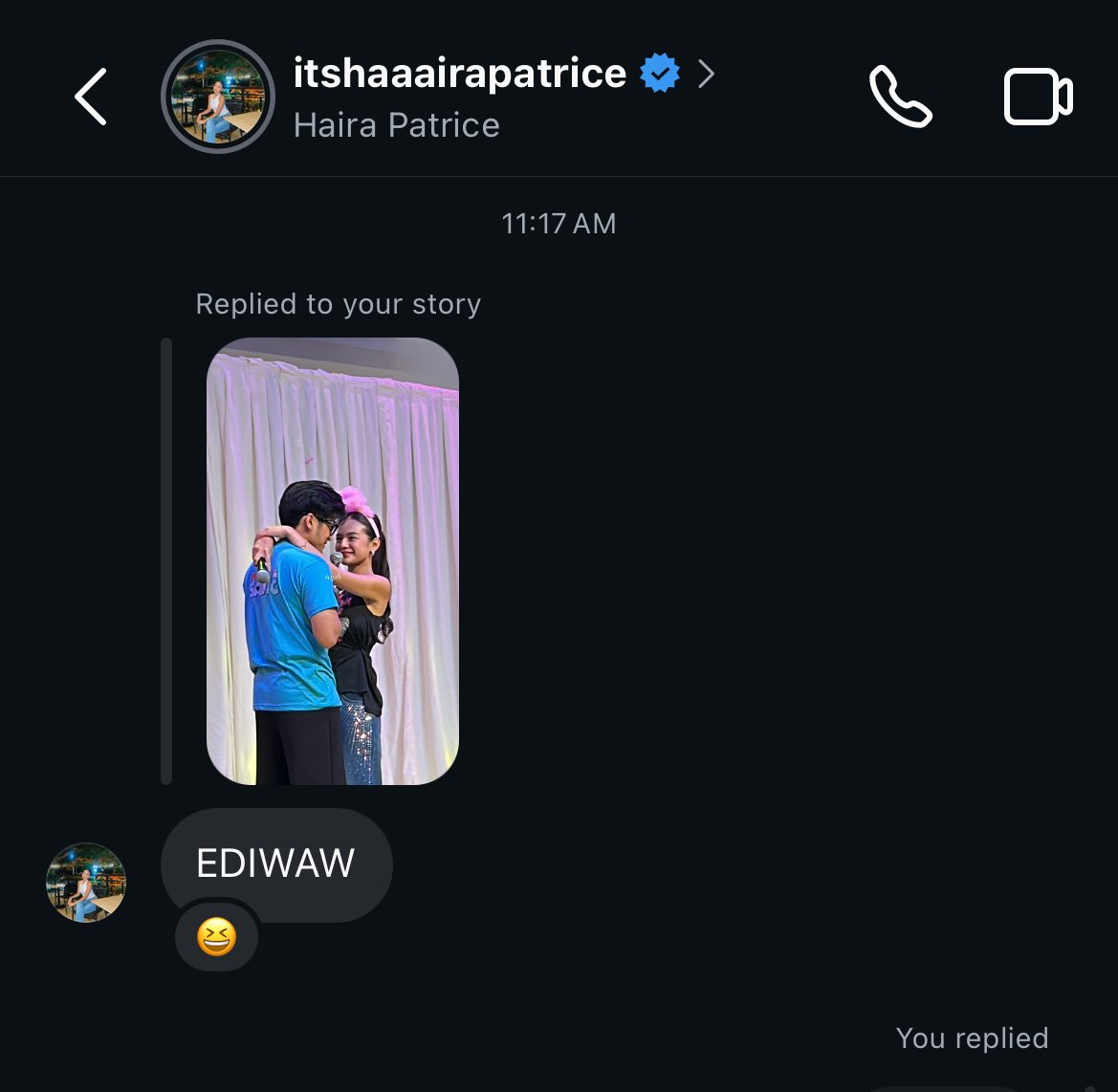 ikaw pa rin ang first baby ko, <a href="/palaguittohaira/">Haira Palaguitto</a> 🥰 HAAHAHHAHAAHAHAHA ikaw naman kikitain ko ulit sa susunod.... 😚 

— quick chika, sabi ko 'di na q ulit mag sstan ng LT pero anong magagawa ko e nahook ako ng willca? 😣 ehe !! xD