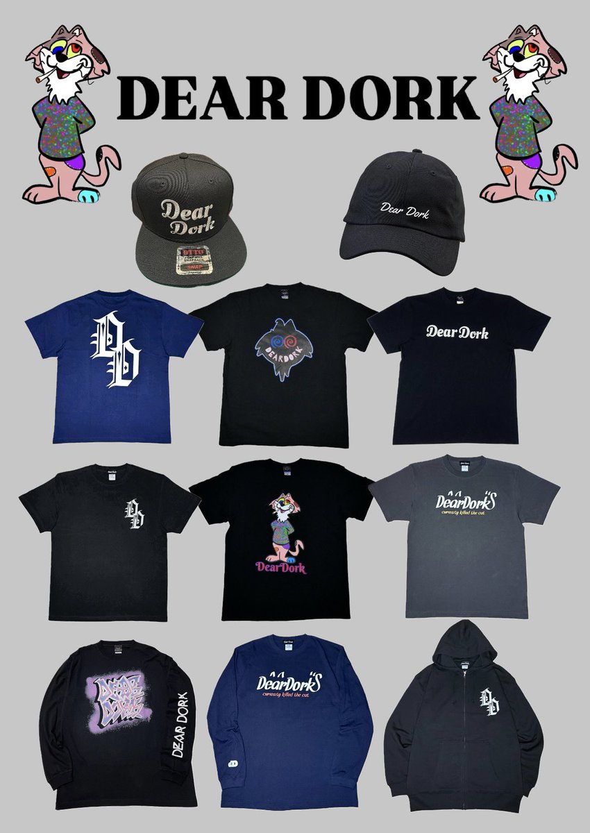 DEARDORK_jp's tweet photo. 嬉しいことに完売している商品や残り僅かの商品も多くなってきております🙇‍♂️
ギフトとしてもオススメですので、ぜひチェックお願いします🎁✨️
https://t.co/MWRP7B2kTL

#DEARDORK https://t.co/pi2p6s5R9Z
