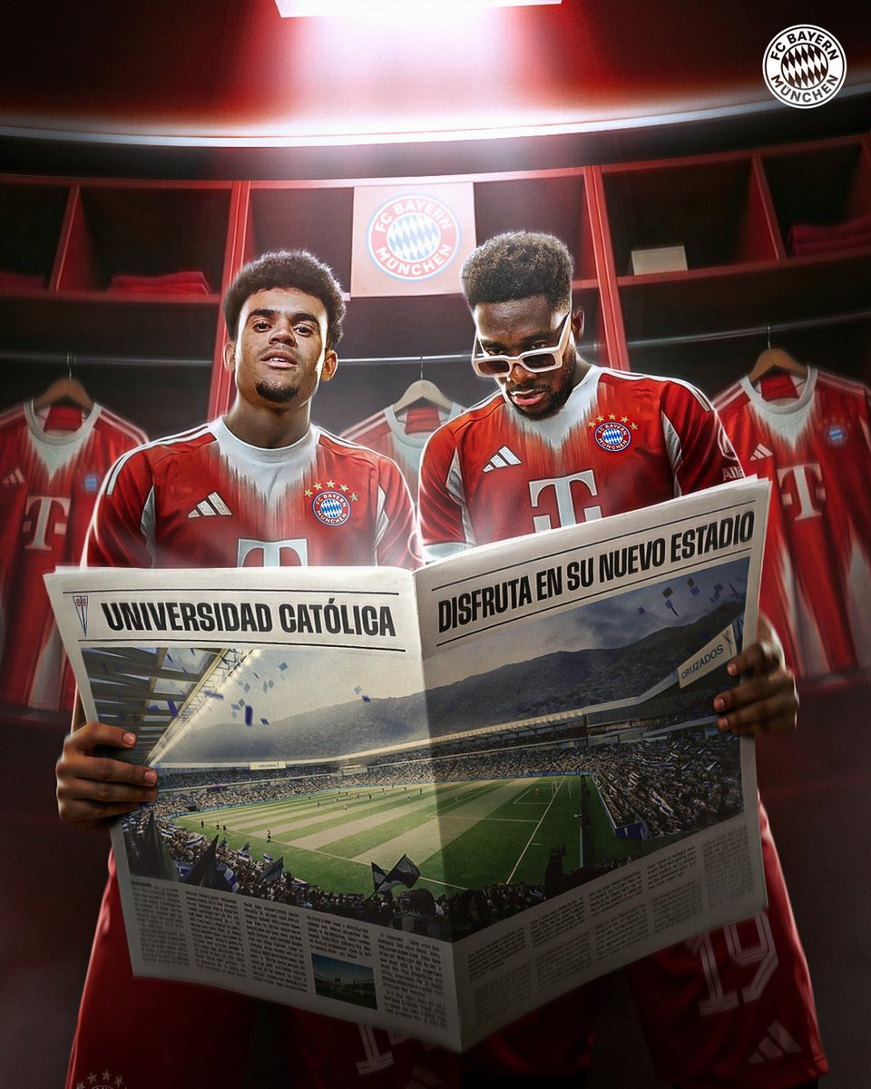 FCBayernES's tweet image. 𝗛𝗼𝘆 𝘀𝗲 𝗰𝘂𝗺𝗽𝗹𝗲 𝗼𝘁𝗿𝗼 𝗮𝗻𝗶𝘃𝗲𝗿𝘀𝗮𝗿𝗶𝗼 𝗺á𝘀 𝗱𝗲 𝗻𝘂𝗲𝘀𝘁𝗿𝗮 𝘃𝗶𝘀𝗶𝘁𝗮 𝗮 🇨🇱. 

En esa ocasión, nos enfrentamos con nuestros amigos de @Cruzados. 

¡Nos alegra saber que cuentan con una nueva casa 🏟️!