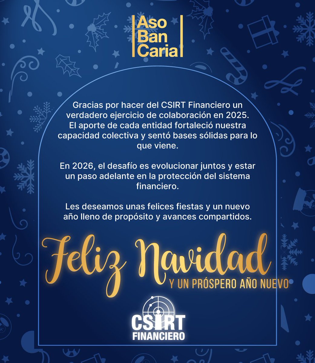 CSIRT Financiero Asobancaria tweet media