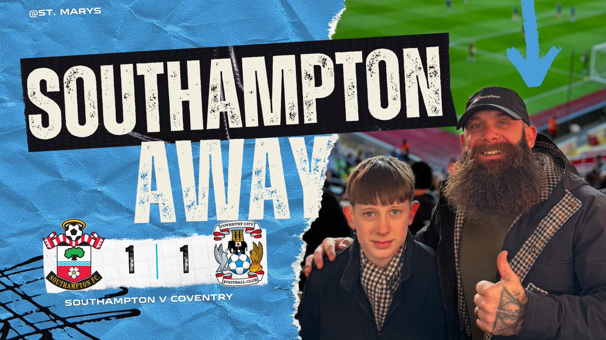 CHAOS at St Mary’s! Red Card, Late Drama &amp; Lampard Limbs! | Southampton vs Coventry Matchday VLOG #CCFC #PUSB #SkyBlueArmy

youtu.be/oW-hudxucNU