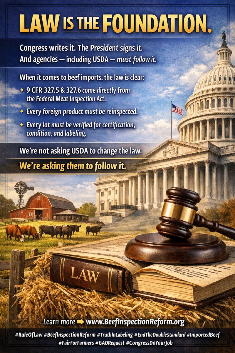 Beef Inspection Reform tweet media