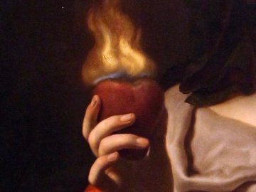 GodsWhisper777's tweet image. hearts in paintings