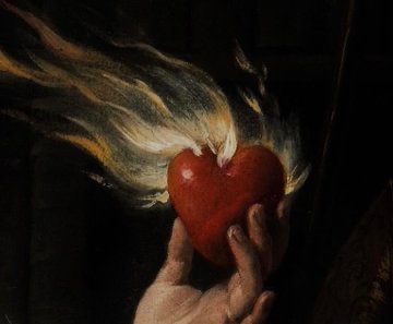 GodsWhisper777's tweet image. hearts in paintings