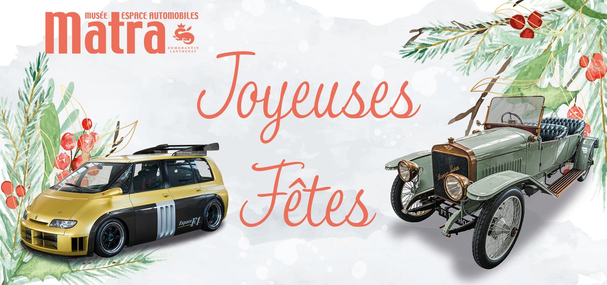 Toute l'équipe du musée Matra vous souhaite de joyeuses fêtes ! 😊