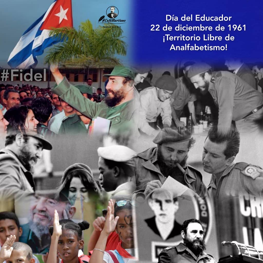 Felicitamos a todos los educadores en su día. Si tenemos escuela revolucionaria y cívica, tenemos Patria y ciudadanos dignos que la honran. Un abrazo a todos. #CubaEsEducación