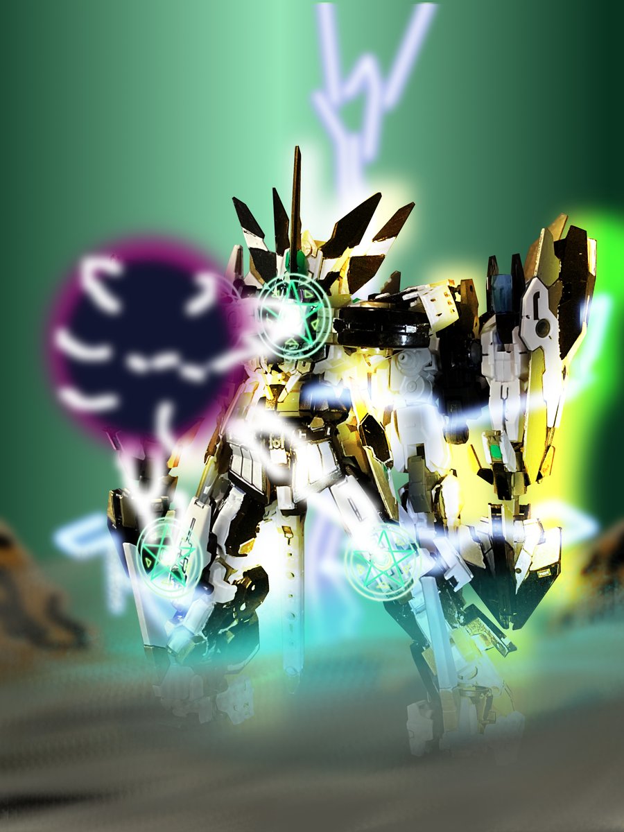 KND308434009's tweet photo. カンム「…ナギ。一人にはしません。先に逝っていてください。全てを終わらせたら…私も…。」

動きの止まったガンニバルに最大出力で生成した全てを呑み込む漆黒の魔弾、マイクロブラックホールの照準を合わせる。
先程とは違う。今度は躊躇わない！ https://t.co/U5mRMVOtr8