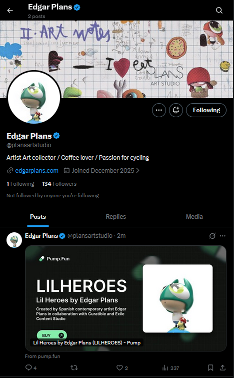 katchionn's tweet photo. @plansartstudio Official web of Edgar Plans is connected to this X confirmed https://t.co/pi8k8vyFig