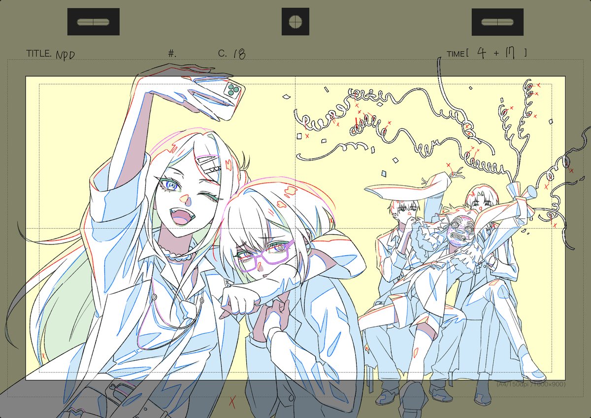 bug_693's tweet image. project NPD
작감했던 컷들중 일부 몇 장 올려봅니다!
매력적인 캐릭터들 덕분에 즐겁게 작업했습니다 😁