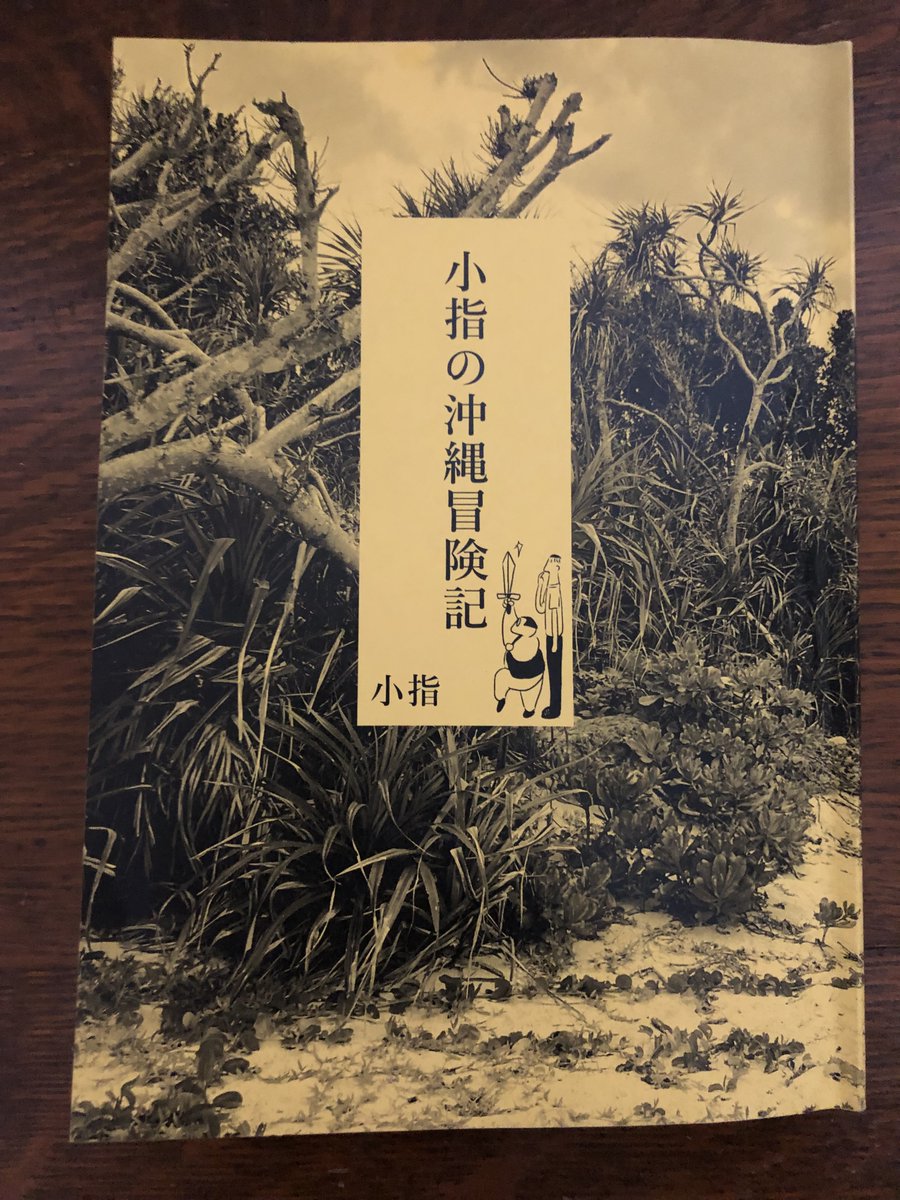 最近頂いた本その4 「小指の沖縄冒険日記/小指」(自費出版) なかなか