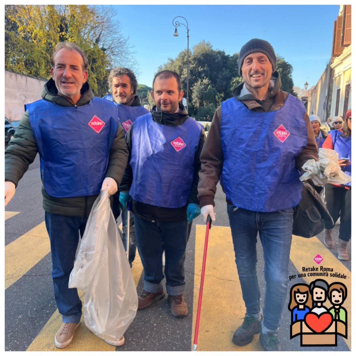 Retake_Roma's tweet photo. Sostieni il progetto "Retake Roma per una Comunità Solidale", che mira a rendere esplicito e concreto il nesso inscindibile fra rigenerazione urbana e rigenerazione umana.
#retakesolidale #retakeroma https://t.co/fih2qkH4rO
