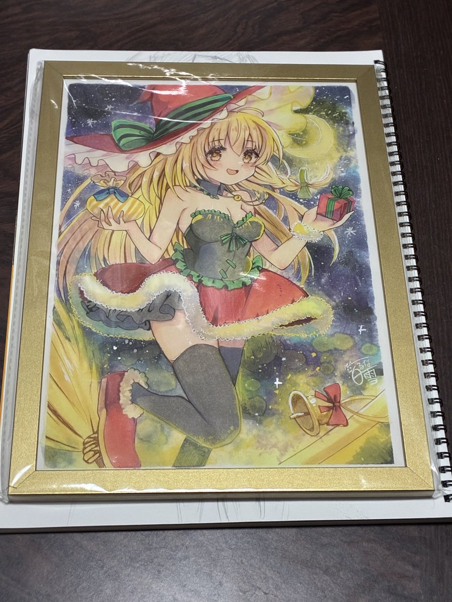 やっぱり今年はいい買い物が出来た！ この魔理沙のイラスト、何度見て