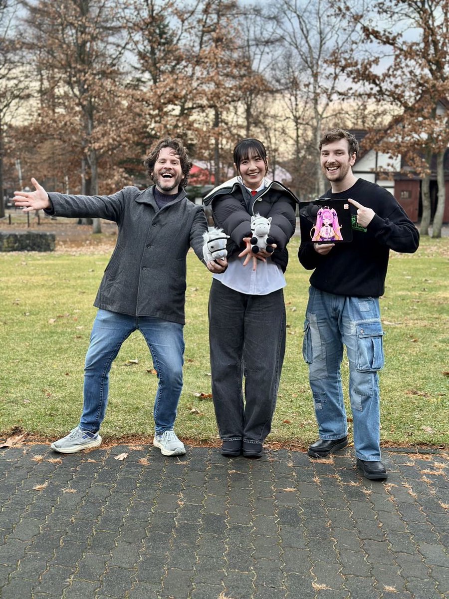 CDawgVA's tweet image. Me @premier_two  and @ironmouse got to spend the day in Hokkaido learning all about the real‑life counterparts to the #Umamusume characters with the voice actress for Gold Ship @Weeeda_I !

youtu.be/0eEleQYtimM

@umamusume_eng #ad