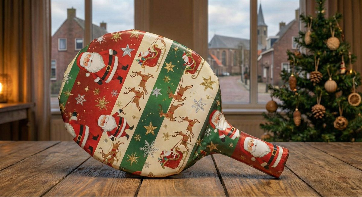 Nee, het is geen koekenpan! 

#kerststress #inpakskills #heemskerk
