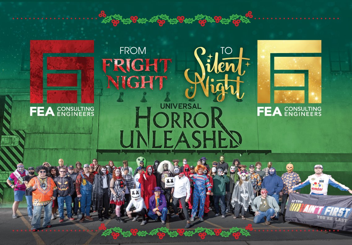 Watt a wonderful time of year! From all of us at FEA, may your holidays be merry, bright, and perfectly engineered for joy.
Here’s to a season filled with warmth, light, and the kind of connections that go beyond circuits. Merry Christmas from our FEA family to yours! 🎄🎅