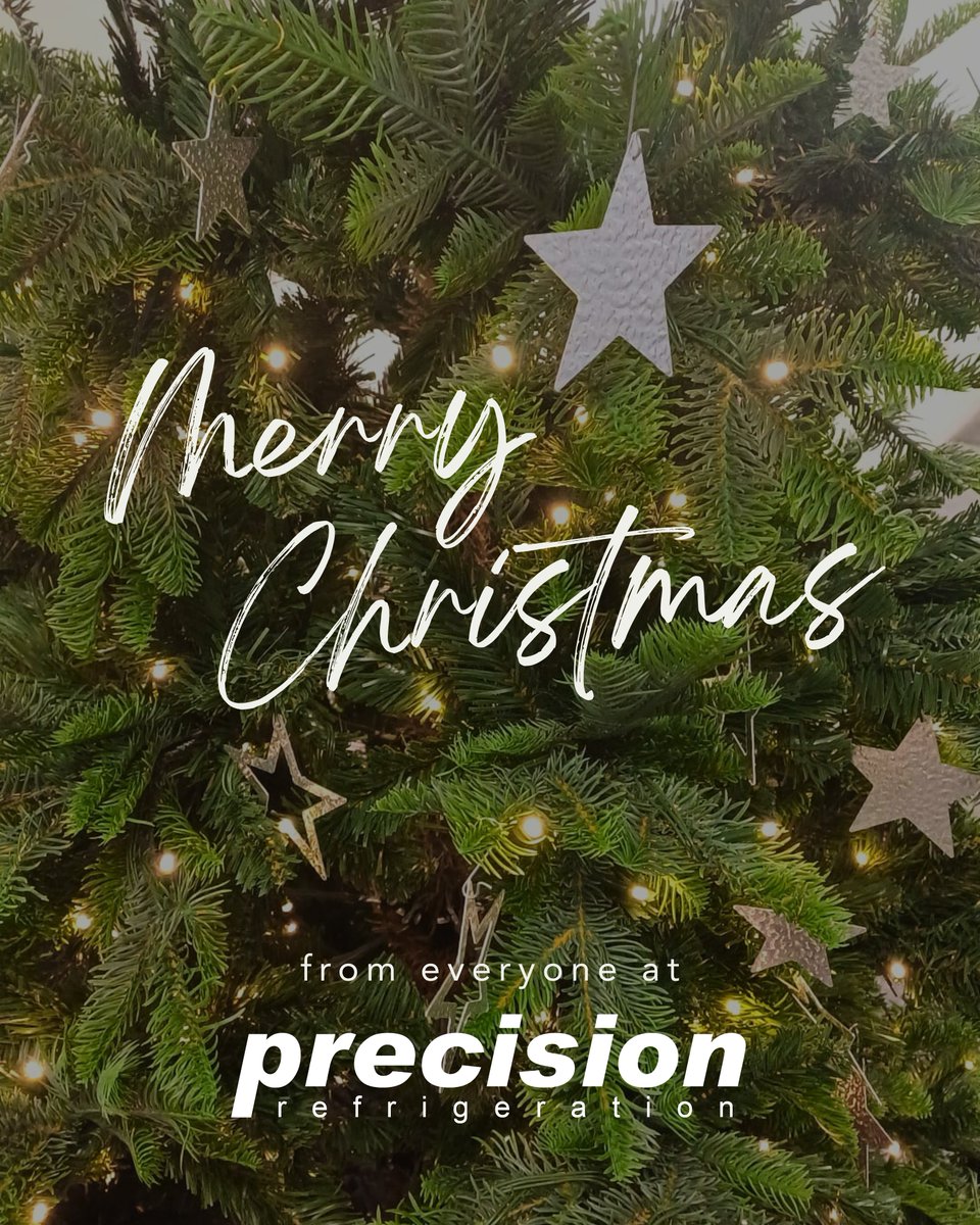 It's Christmas Eve Eve and our last working day of the year! 🥳

From everyone at Precision Refrigeration, thank you for your support in 2025 - we wish you a very merry Christmas and a happy New Year!
