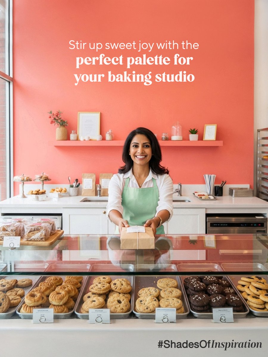 Astral_Paints's tweet photo. Fill your baking studio with energy and creativity using Astral Paints, where every colourful corner adds to the magic of baking.

#Astral #AstralPaints #ShadesOfInspiration #BakeYourCreativity #VibrantWalls #PaintWithProtection #VibrantShades #ColourfulWalls https://t.co/vVqN6ELfvI