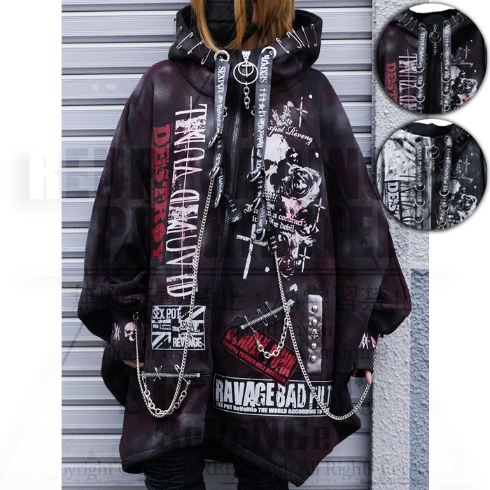 ☃️2025 AUTUMN & WINTER COLLECTION☃️ CUSTOM ROUGE CROSS PONCHO