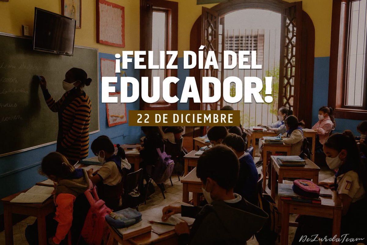 Muchas felicidades a Nuestros educadores en este su día.
#CubaEduca 
#CubaMined 
#DeZurdaTeam