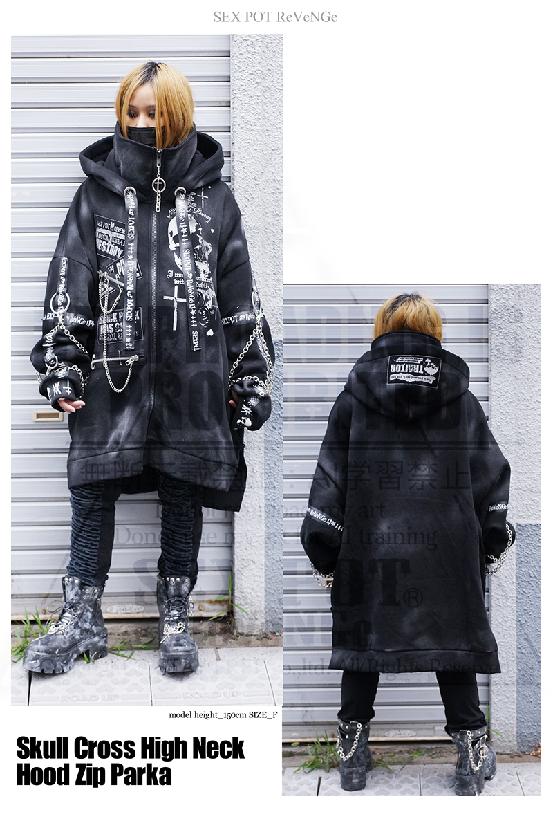 sexpot_web's tweet photo. ☃️2025 AUTUMN & WINTER COLLECTION☃️
CUSTOM SKULL CROSS HIGH NECK HOOD ZIP パーカ
https://t.co/ocIAFUDwhD
#セクポ #秋冬新作 #awcollection https://t.co/EsLXkaiCzQ
