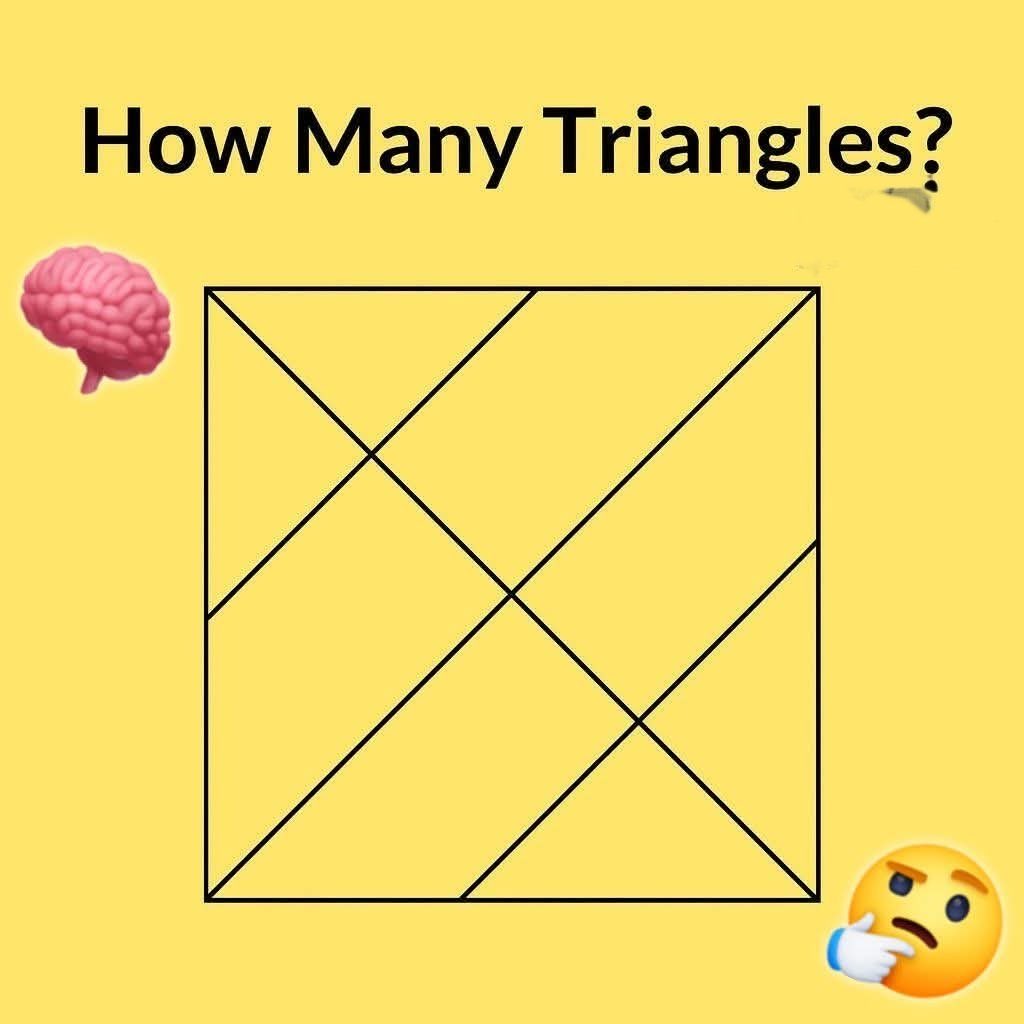 lady_valor_07's tweet image. If you can Find the number of triangles, you are a genius. 🤓