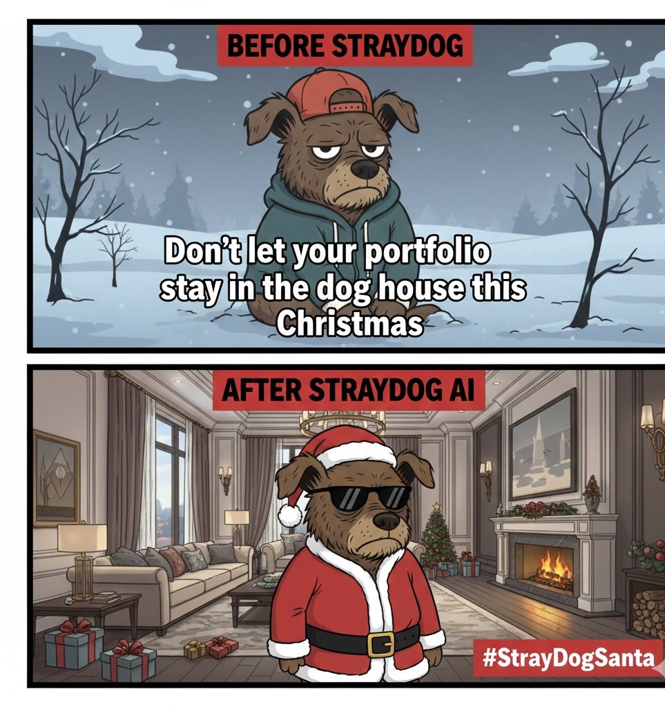 From the streets to the suite. The StrayDog AI evolution is the only gift you need. 🎁🔥 <a href="/straydogcoin/">StrayDog</a> <a href="/VitalikButerin/">vitalik.eth</a> #StrayDogSanta