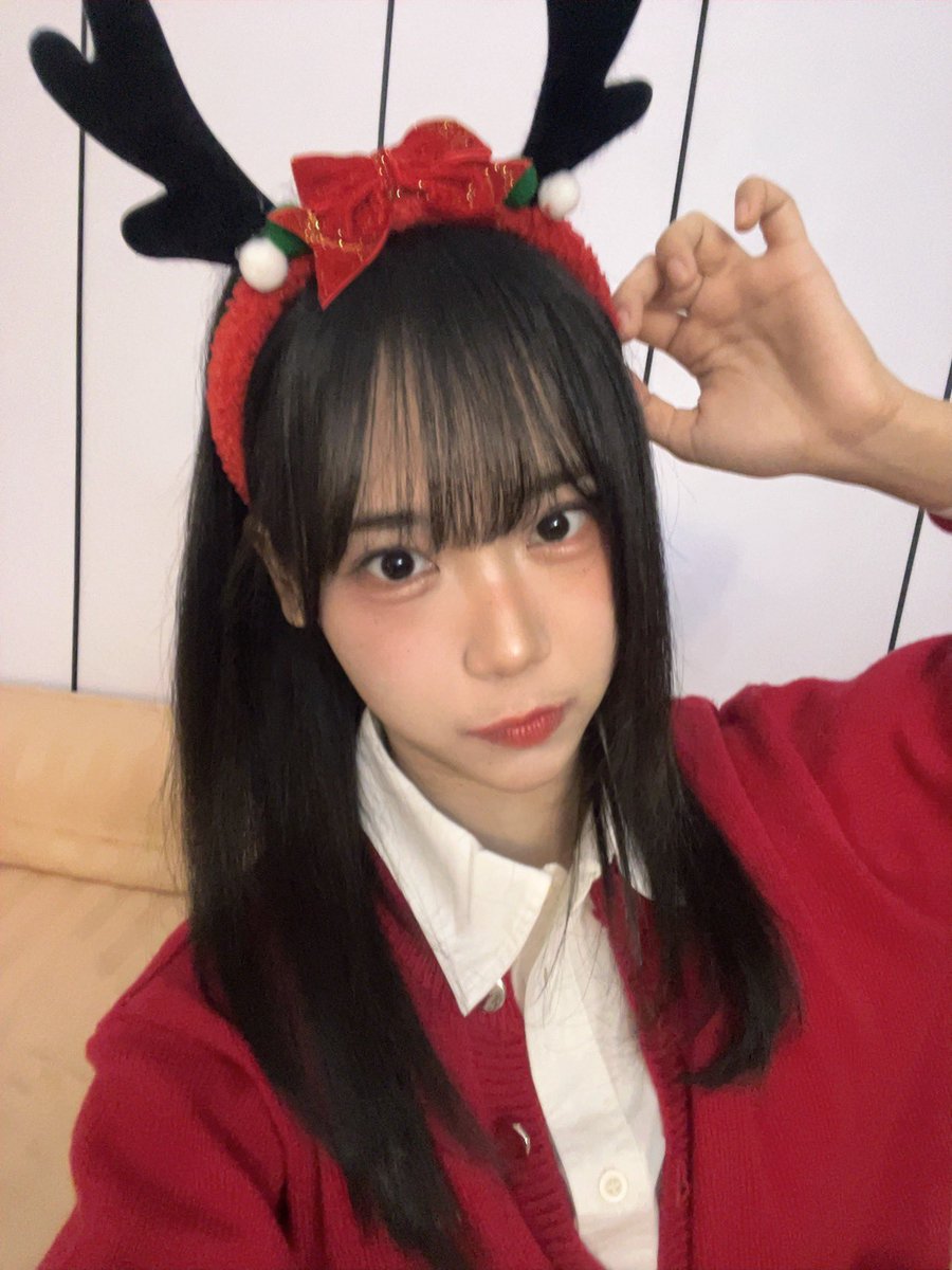 AR_LanaJKT48's tweet image. Makasihh buat vc hari ini!!, aku jadii rudolf hehe, Selalu seru banget bisa ngobrol bareng kalian, Seeu selanjutnyaa yaa, 🥺🫎♥️ 
P CHECK IG😡