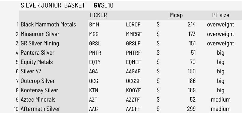 Holding physical silver as your rock-solid base + a diversified basket of high-quality silver small-caps poised for explosive gains = life-changing wealth in this bull market. The juniors will deliver the outsized returns that turn portfolios into legacies. Stack the metal, own