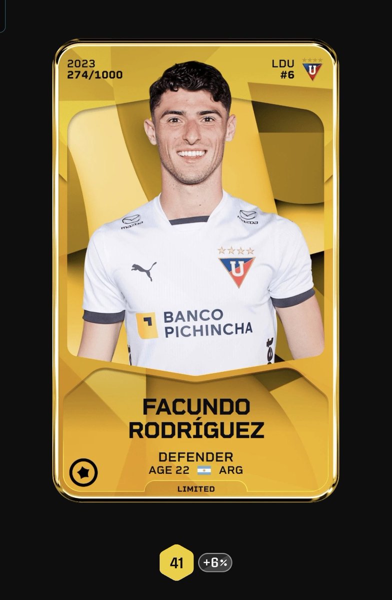 sorare__journey's tweet image. Argentina loading giveaway 🎁

For a chance to win the rocky Facundo Rodriguez :

❤️ Like &amp;amp; follow
👤 Tag 1 friend who loves #Argentina liga
💭 Comment with a player in the #LigaArgentina on your wishlist for 2026 run 🇦🇷

Deadline: Friday 26th 16h CET 🗓️

#Sorare26 #GiveawayAlert