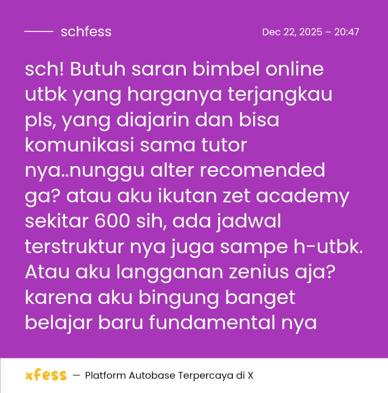 schfess's tweet image. sch! kalau privat al faiz buka kelas online ga?